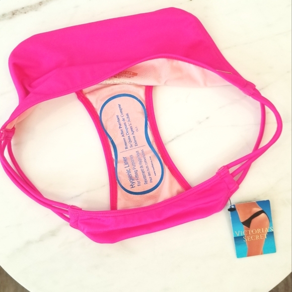 Victoria's Secret Vintage Very Sexy Strappy String Bikini Pink Rare HTF NWT - Picture 9 of 13